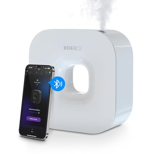 MEIDI Smart Scent Air Machine for Home - Waterless Essential Oil Diffuser with Cold Air Diffusion with App Control, Hotel Collection Diffuser, Waterless Essential Oil Diffuser, Hotel,Office, Spa