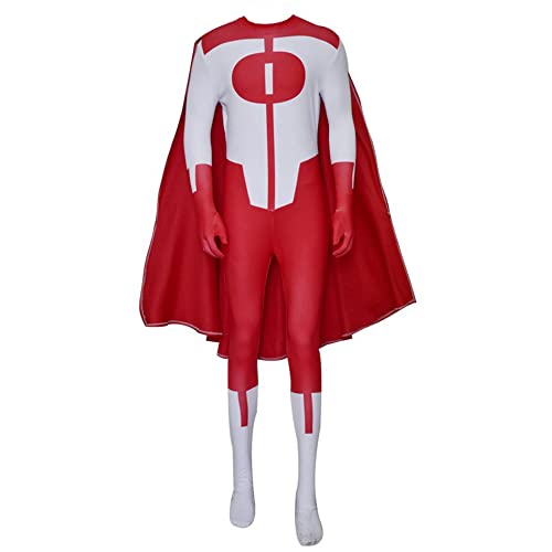 Xinchangda Atom Eve Costume de cosplay Omni-Man – Combinaison complète de Mark Grayson pour fête d'Halloween, Omni-Man (adulte), XL