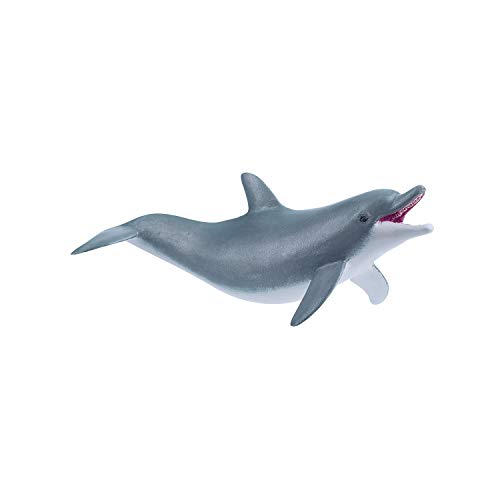 Papo - Tierfigur - Delfin, Die Herrlichkeit der Meerestiere für Kinder ab 3 Jahren - Erkundung der Ozeane und Sensibilisierung für das Unterwasserleben
