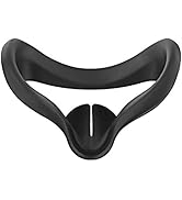 Vakdon Silicone VR Face Cover pour Oculus/Meta Quest 2 Casque Lunettes Anti-Transpiration Étanche...