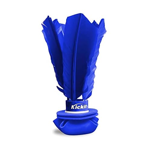 Kickit | The Original Birdie Soccer Trainer | Play Outdoors, Indoors or Backyard, Beach or Tailgate, All Ages Fun & Travel Friendly (Blue)