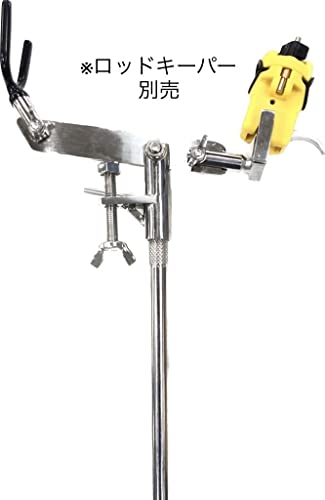 ノーブランド品 ステンレス製竿受け・ピトン棒セット