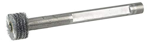 Image of Weiler 17202 Bore-Rx 3 /4 inch Dia. Internal Brush Deburring Tool, .005 inch Crimped Steel Wire Fill, 3 /8 inch Face, 3 /8 inch Stem, Made in The USA