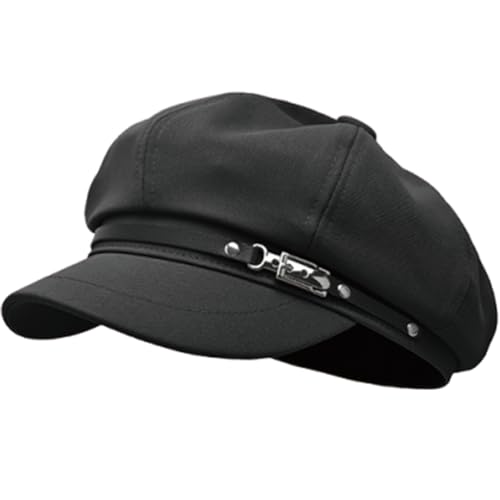 Gorra Newsboy para Mujer Con Hebilla de Cuero miniatura 1