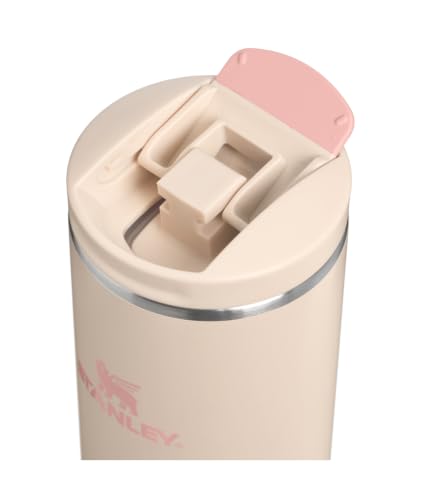 Image of STANLEY Transit FlipTop Mug | Leakproof Coffee Travel Cup | Vacuum Insulated Stainless Steel | Stays Hot or Cold for Hours | BPA-Free | 16 oz | Champagne