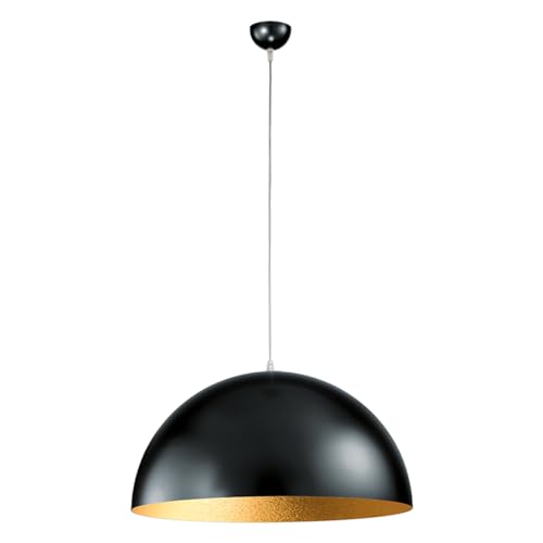 Suspension design raffiné d'intérieur en métal finition or satiné