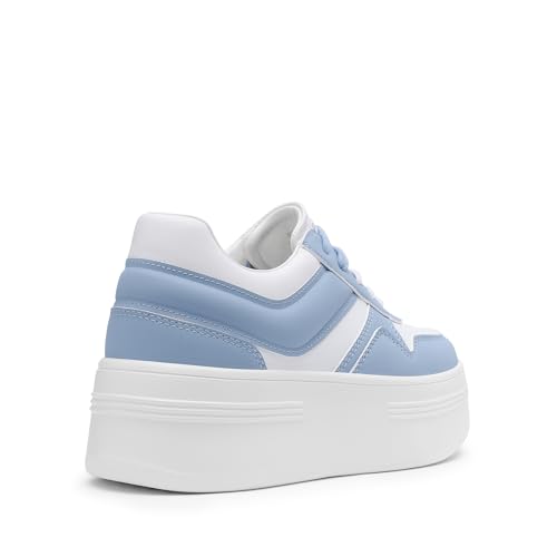 Image of DREAM PAIRS Women's Platform Casual Sneakers | Comfortable High Heel Fashion Walking Lightweight Stylish Classic Casual Sneaker