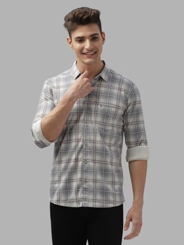 Image of BULLMER Trendy Regular Fit Striped Causal Full Sleeve Shirt for Men.