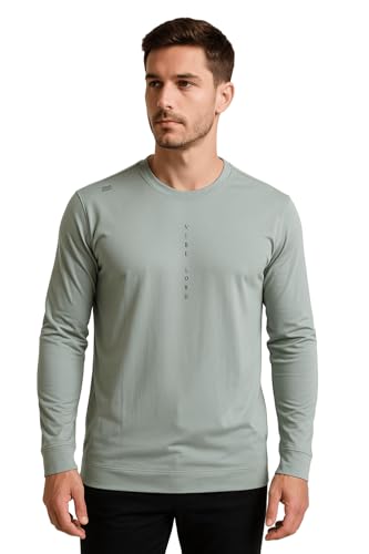 Image of Men's Crew Neck T-Shirt | Premium Polyester Fabric | Breathable, Lightweight, Stylish Activewear for Gym, Training & Casual Wear
