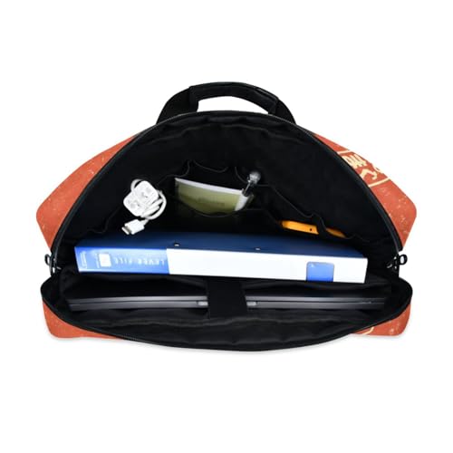 Bolso tipo maletín para laptop con patrón de gato japonés miniatura 7