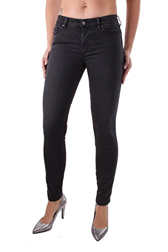 Diesel Doris 0668C pantalon denim noir premium finition super slim haut de gamme