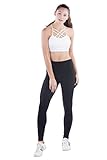 Ready to Go Juniors Strappy Fashion Bralette with Bra Pads, Criss Cross Caged Bralette with Support