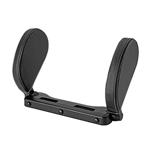 GoolRC Almohada Universal para reposacabezas para Asiento de automóvil, reposacabezas para Dormir Almohada de Espuma viscoelástica para el Cuello Almohada Ajustable en Forma de U Cover