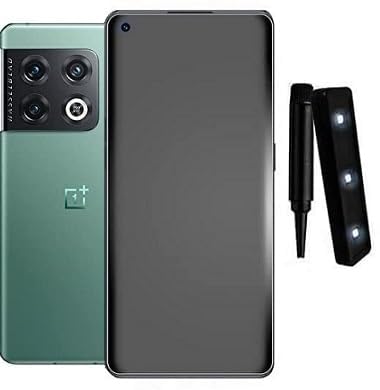 Image of UV Matte Tempered glass For Oneplus 10 Pro |1+ 10 Pro Edge to Edge Corved 100% Fingerprint Working(Matte