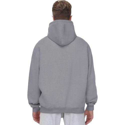 Men's Casual Pullover Hoodie Winter Sweatshirt Soft Comfortable Loose Fit Solid Color Pocket Hooded Daily Wear2