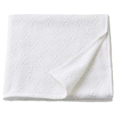 9X NÄRSEN Bath towel, white55x120 cm + FREE FINCHLEY REFILL PEN