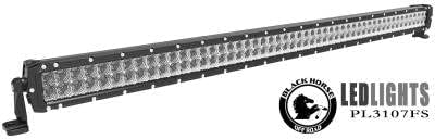 Black Horse LED Light Bar 50in Clear Compatible with All Cars,Trucks and SUVs-PL3107FS-GS