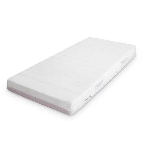 Ehrenkind® Wendbar Matratze 90x200 cm | 2 Härtegrade H2 & H3 | 7 Komfortzonen, Oeko-TEX® 100 | Hypoallergen & Atmungsaktiv