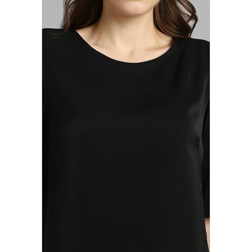 Image of Van Heusen Women's Regular Fit Half Sleeve Round Neck Formal Top