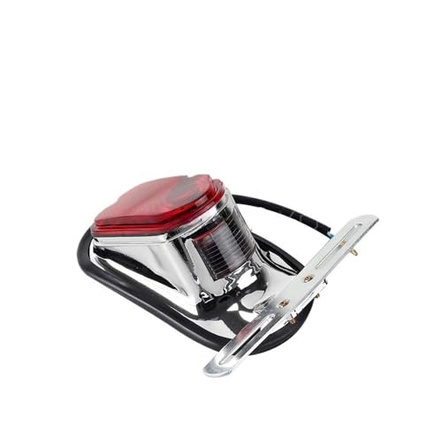 Feu arrière stop et plaque pour Chopper Bobber noir - 2