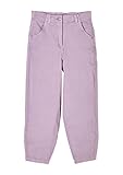 der Bund ist hoch; elastisch s.Oliver Mädchen Regular Fit: High Waisted-Jeans light purple 152.REG