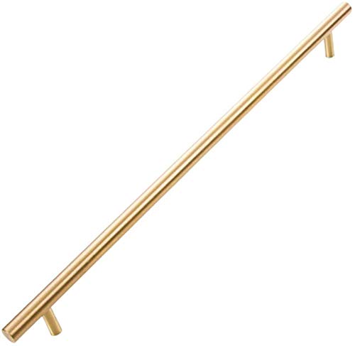 Preisvergleich Produktbild Möbelgriff mit Loch Messing Schranktürgriff mit Schraube, Gold 320mm