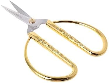 Kitchen Scissors Kitchen Shears Carved Gold Dragon Tone Metal Handle Bonsai Stainless Steel Bonsai Scissor Hand Tools