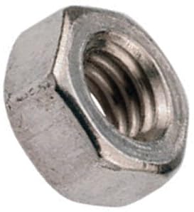 Metric Hexagonal (Hex) Full Nuts A2 Stainless Steel M16 16mm (Pack of 10 nuts)