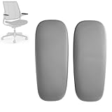 MingYi.office Arm Pads Caps Replacement for Humanscale Smart Office Chair in Black/Grey Color 1 Set (2pcs) (Grey)