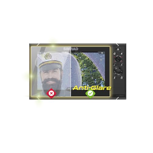 Simrad FishFinder için Anti-Glare Parlama Önleyici Mat Ekran Koruyucu (NSS9 evo3S 9 Inch Chartplotter)