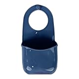 Sponge Holder for Kitchen Sink, Navy PVC Hanging Sponge Caddy