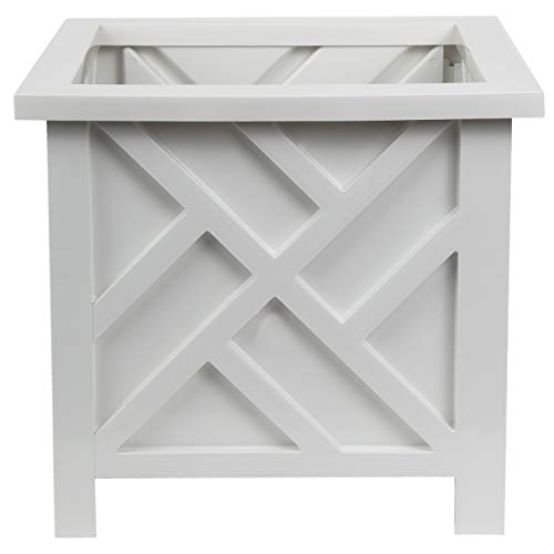 Trenton Gifts Chippendale Planters | Set Of 2 | White. Great For Outdoors #TOP2