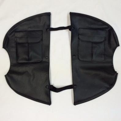 Rain Guards/Wind Deflectors for Indian Chief & Chieftain (Black)