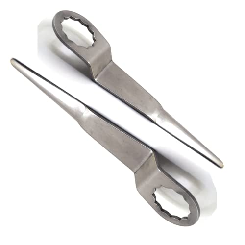 Pneumatic Air Windshield Remover Cutter Blade 90mm Replacement Bent Blade for Remover Car Doors Window Seal Cutter Windscreen Removal Tool Parts 2PK