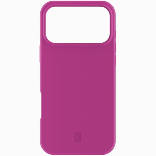 Coque iPhone 17 Pro anti-rayures Cellularline Sensation silicone rose