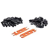 Offgridtec 20 Paar Solarstecker PV-Stecker-Set 6mm², IP67 1000V 25A Crimp-Steckverbinder mit Entriegelungsschlüssel, verzinntes Kupfer 4mm Verriegelungs-Stecksystem für Solarkabel, Module, Laderegler