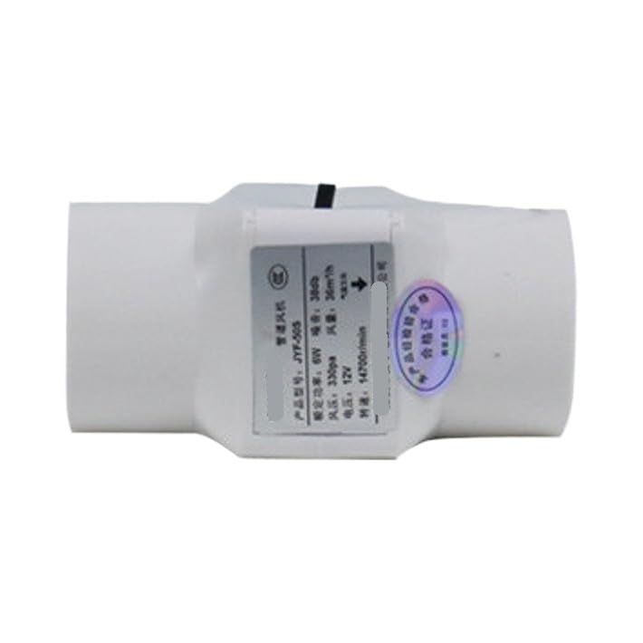 Ventilador de alta presión tubería pequeña, ventilador escape velocidad ajustable sin escobillas CC impulsado por flujo diagonal(32 single speed)