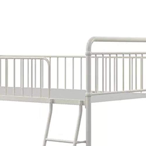 Image of APRODZ Marks Twin Bunk Bed (Metal - White Powder Coated)