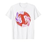 taisho sanke koi pesce cultura giapponese yin yang koi carp maglietta
