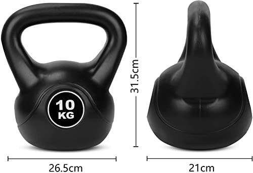 31emP+4IglL Kemket Vinyl Kettlebell Weight - 2kg to 20kg- Color Coded Weights, Strength Training Fitness Workout Home Gym 2kg, 4kg… - Image 6
