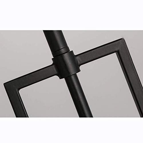 Lustre rétro rustique suspendu avec design géométrique simple pour restaurant - 7
