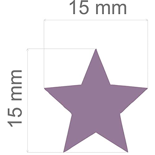 Toke e Crie 6658, Furador Papel e EVA, Regular Estrela 2 com Alavanca 16 mm, Multicolor
