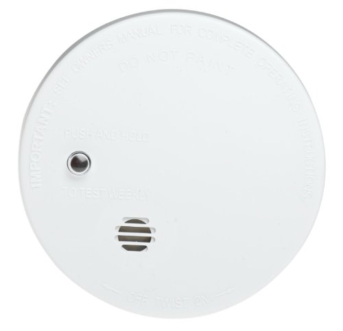 Kidde i9040 Fire Sentry Battery-Operated Ionization Sensor Compact Smoke Alarm (6 Pack)