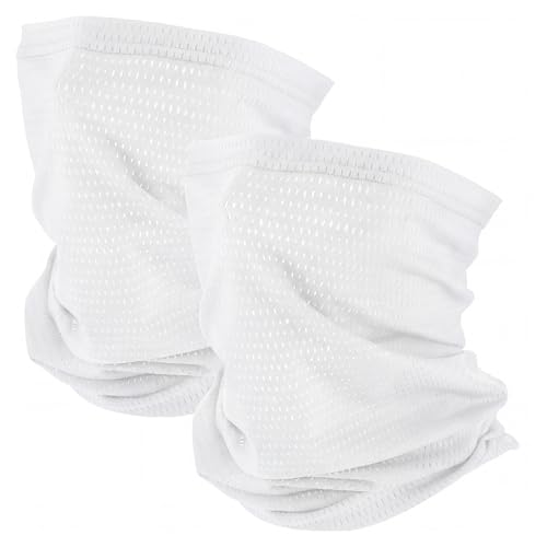 Image of Geyoga 2 /4 Pack Cooling Neck Gaiter Summer Breathable Balaclava Face Mask with Mesh Holes UV Protection Sun Scarf Men Women
