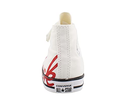 Converse Chuck Taylor All Star 1V Chuck Day Toddler High Top White/University Red4