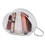Bolsa de cosméticos transparente, bolsa de almacenamiento transparente - Pequeña bolsa de viaje de PVC | Organizador de maquillaje impermeable, perfecto para viajes, cosméticos, artículos pequeños y