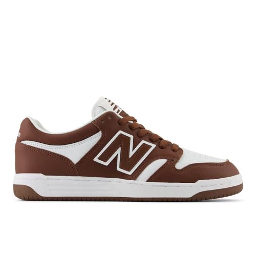 New Balance New Balance Men's 480 V1 Sneaker, Rich Oak/White, 4.5