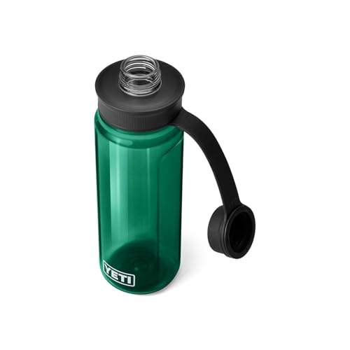 Image of YETI Yonder Water Bottle with Yonder Tether Cap, Lightweight, Leakproof and BPA-Free