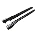 KREACJA Side Skirts Fits for BMW G20 G28 2019-2024 3-Series M Sport 3D Racing Style Gloss Black ABS Painted Rocker Side Extension Line Protector Rocker Panel