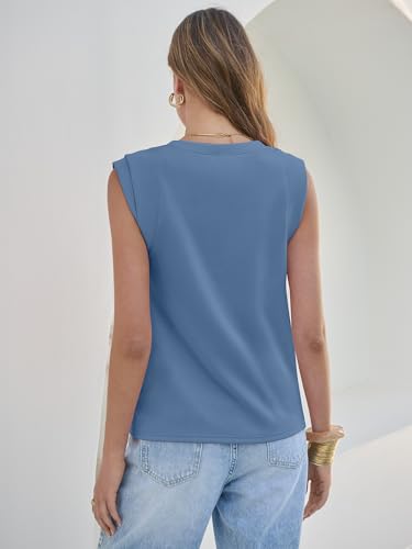 Image of ANRABESS Business Casual Tops for Womens Cap Sleeve Summer Dressy Shirts 2026 Trendy Work Office Outfits Clothing